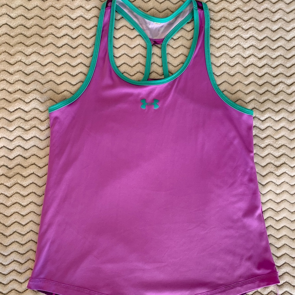 Under Armour UA Running Workout Racer Tank Small